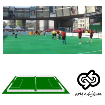 Wynajem boiska mobilnego do piłki nożnej 25m x 15m
