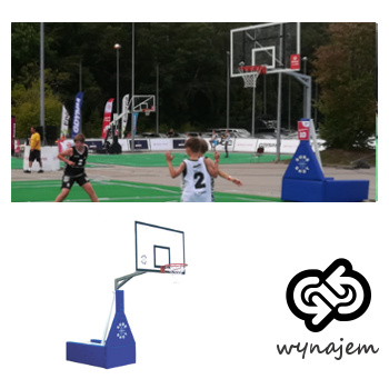 Wynajem kosza do koszykówki 3x3